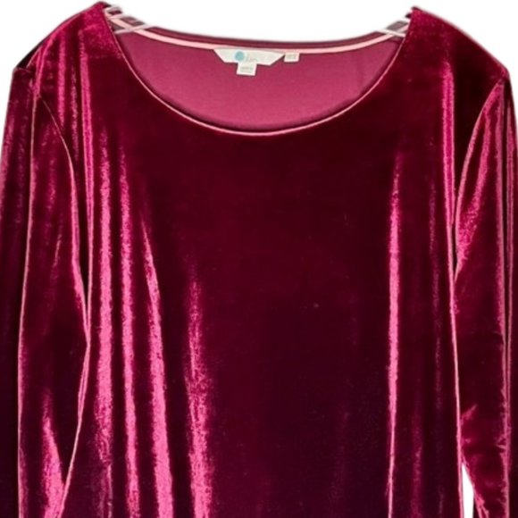 Boden Suki Ruby Velvet Top - Fully Lined - 18 - Picture 3 of 8